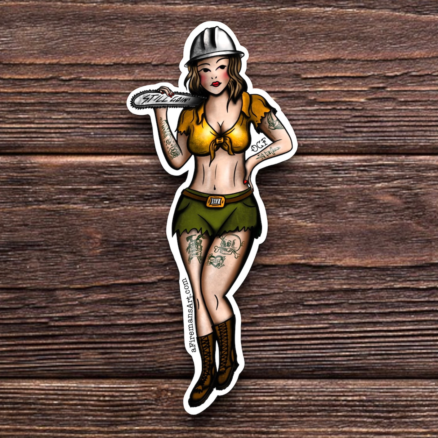 Wildland Pin Up Sticker