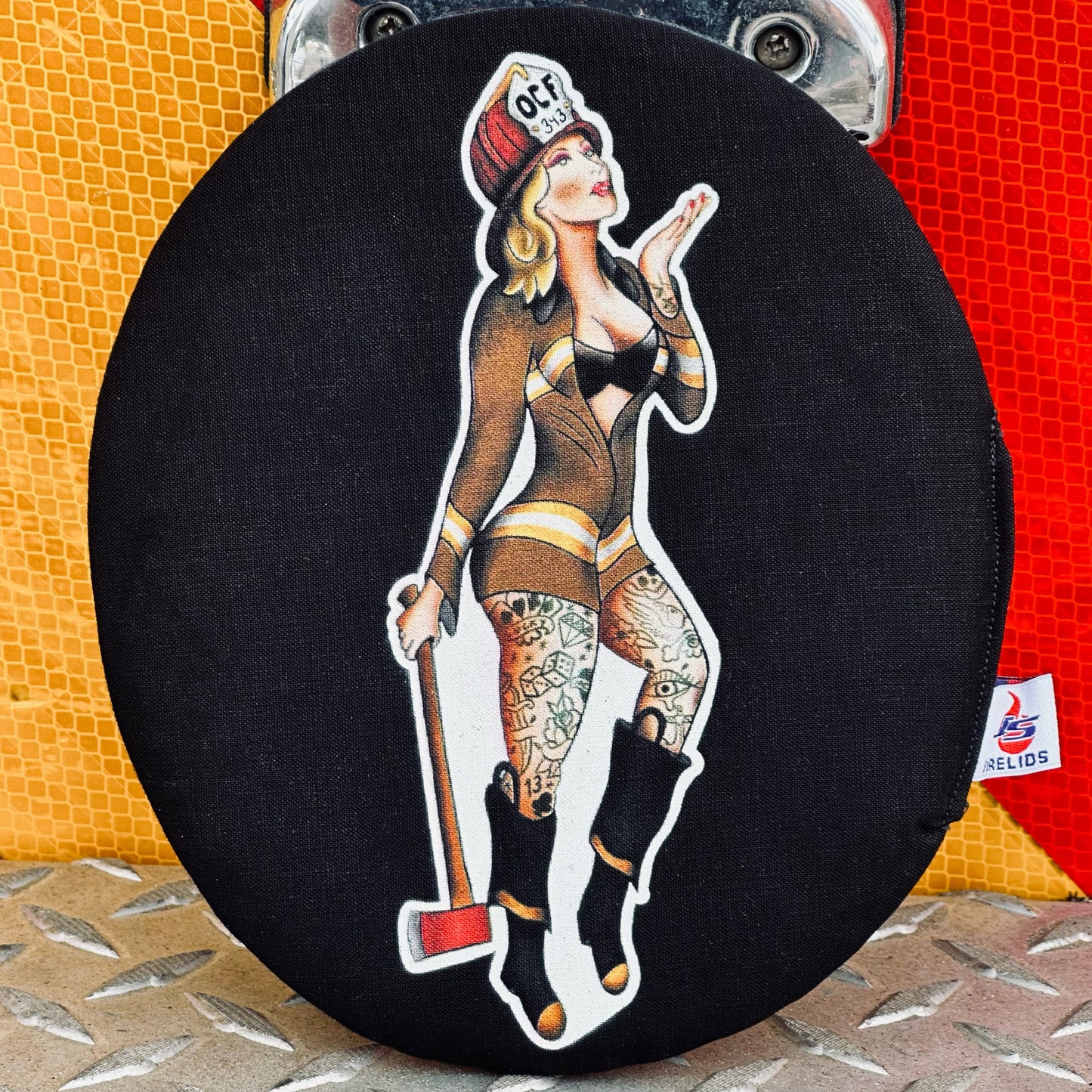 J5 FireLids Pin Up Girl