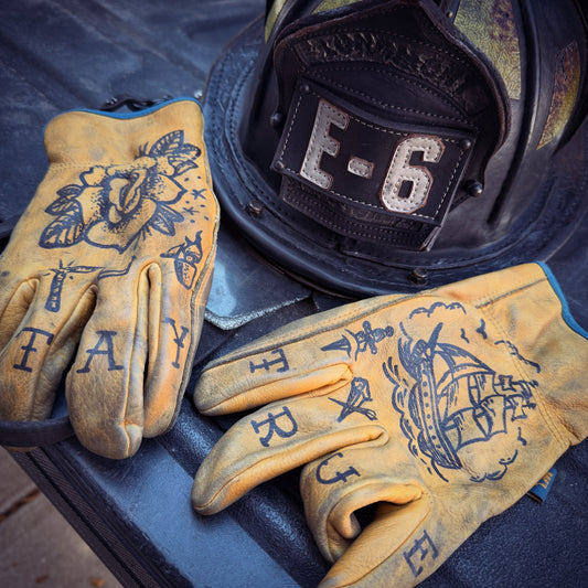 Custom Tatted Gloves