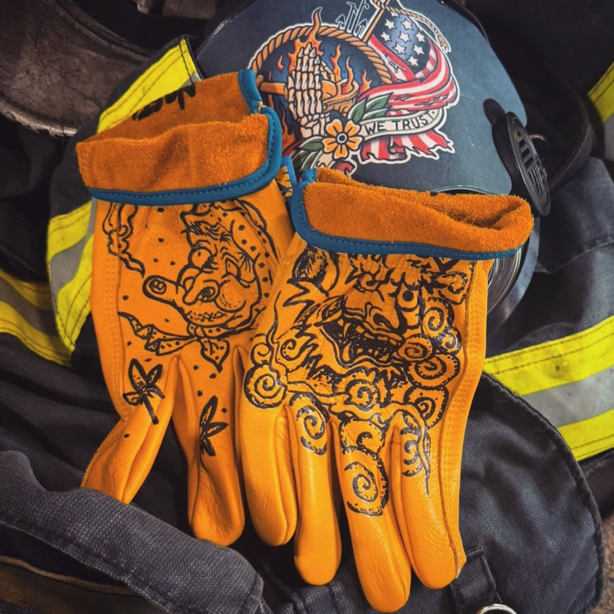 Custom Tatted Gloves